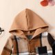 thumbnail image 3 of Gibobby Conjunto de ropa de bebé Conjunto de ropa de 2 piezas para niños y niñas de invierno de manga larga con estampado a cuadros(Marrón, 6-12 Meses), 3 of 5