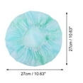 thumbnail image 2 of Unique Bargains 1 Pc Durable Shower Cap for Business Travel Blue Polyester Pongee PEVA, 2 of 6