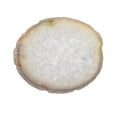 thumbnail image 1 of segolike 1pcs Irregular Agate Slice Crystal Polished Stone for Pendant Charms grey, 1 of 8