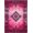 Pink And Black, Pattern 4, variant on ODIKA Ombre Gradient Fade With Abstract Diagonal Color Blend Design Pet Friendly & Kids Safe Play for Playroom, Bedroom, Reading Nook