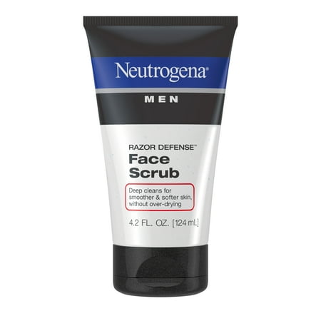 Neutrogena Men Razor Defense Exfoliating Shave Face Scrub, 4.2 fl. oz
