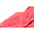 thumbnail image 5 of LittleSpring Toddler Vest Girls 4T Winter Warm Lightweight Vest Jacket High Neck Cute Dash Sleeve Jacke Red, 5 of 8