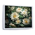 thumbnail image 2 of Designart "Intricate Lotus Blossoms" Lotus Floater Framed Wall Art Living Room, 2 of 5