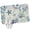 Deep Blue, Navy, White, variant on Indoor Door Mat, Blue Conch Coastal Absorbent Non Slip Washable Rug, Summer Beach Coral Starfish Shell Ocean Beige Low Profile Small Welcome Floor Mats for Entryway, Front Door, RV, 16x24 In