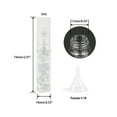 thumbnail image 5 of 50 Pack 5ml Glass Spray Bottles Empty Refillable Fragrance Sample Bottles Small Perfume Vials With 10 Funnels, Grey Floral Print, 5 of 5