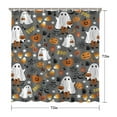 thumbnail image 5 of Halloween Cute Ghosts with Boo Shower Curtain 72"x72" ,Bathroom Decorative Shower Curtains Set with 12 Hooks,Modern Waterproof Washable Shower Curtain, 5 of 6