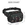 thumbnail image 4 of Balery Stylish Avian Gathering Mochila Cinturón para Mujeres y Hombres, Bolsa de Cintura Impermeable de Doble Capa con Correa, 4 of 9