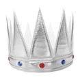 thumbnail image 4 of Corona de cumpleaños Fernando sombrero rey princesa plata, 4 of 8