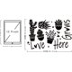 thumbnail image 2 of Adhesivo de pared de PVC con texto "El amor crece aquí", diseño de cactus en maceta, vinilo decorativo, frases cálidas, autoadhesivo., 2 of 8