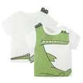 thumbnail image 6 of YTDSCS Kids Baby Boys Girls T-Shirt Summer Short Sleeved Tees Toddler Cartoon Dinosaur T Shirts Pullover Crew Neckline Top Cute Casual Shirt Tee Clothes,Sizes 1-8T, 6 of 7