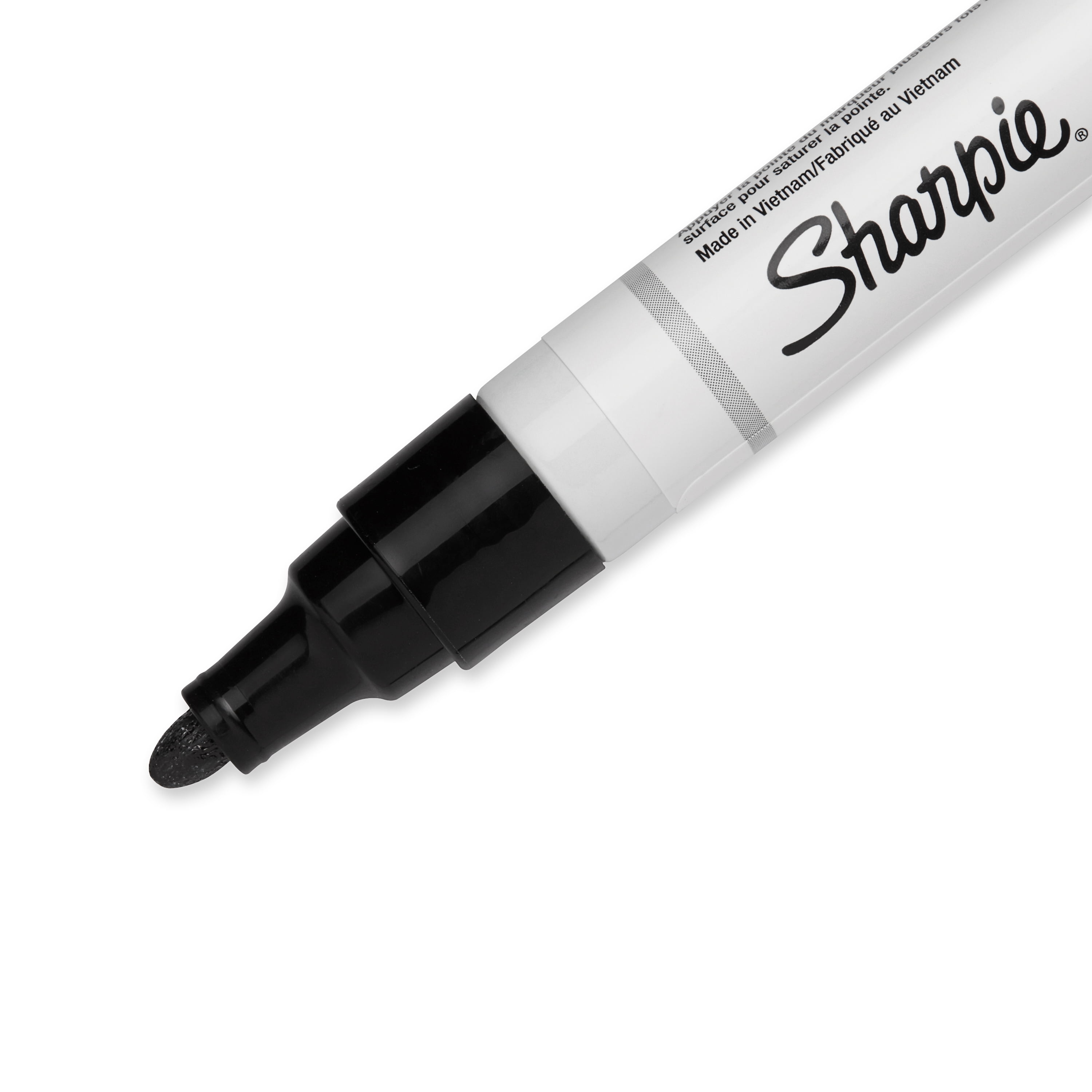 WHITE Sharpie Oil Based Paint Mark Opaque Permanent Paint Marker Medium  Point Tip Ink Mark to Glass Plastic Leather Wood Stone 35558 