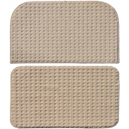 Garland Rug Herald Square 2pc Kitchen Rug Slice and Mat, 18" x 28
