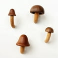 thumbnail image 3 of 8Pcs Wooden Mushroom Refrigerator Magnet Home Kitchen Refrigerator Magnet 3D Solid Wood Magnet Crafts Ornament, 3 of 6