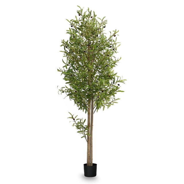 Maia Shop 6ft Artificial Olive Tree, Fake Plants for Home Decor