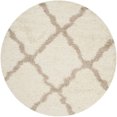 thumbnail image 1 of Safavieh Dallas Shag Tapis Shag Ivoire - Rond 6 Pieds, 1 of 4