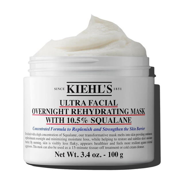 Mascarilla facial Kiehl's Ultra Facial Hidratante durante la noche, 100 ml