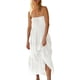 thumbnail image 5 of Vestido largo sin espalda con tirantes finos para mujer - Color liso, tirantes ajustables, diseño fluido y vaporoso para el verano, 5 of 5