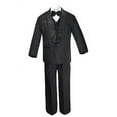 thumbnail image 3 of Baby Toddler Kid Teen Wedding Black Formal Shawl Lapel Tuxedo Boy Suit size S-18, 3 of 5