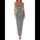 thumbnail image 3 of Vestido Ajustado con Tirantes Finos para Mujer, Informal, de Verano Gris L, 3 of 8