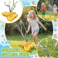 thumbnail image 2 of Children's Summer Water Play Sprinklers With Butterfly Style Spray Heads Multiple Patterns, Bathroom And Outdoor Garden Lawn Water Play, Safe Durable Easy Setup Cooling Fun, 2 of 3