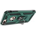 thumbnail image 2 of iPhone 7 Plus Case iPhone 8 Plus Case, Extreme Protection Military Armor Dual Layer Protective Cover with 360 Degree Swivel Ring Kickstand (Green), 2 of 13