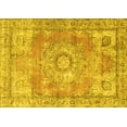 thumbnail image 1 of Ahgly Company Indoor Rectangle Medallion Yellow Traditional Area Rugs, 5' x 7', 1 of 4