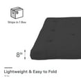 thumbnail image 3 of DHP Kali 8" Thermobonded High Density Polyester Fill Futon Mattress, Full Size, 3 of 6