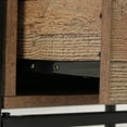 thumbnail image 3 of OS Home and Office Furniture 1-Drawer Wood Home Study Desk in Barnwood Brown, 3 of 9