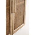 thumbnail image 3 of Kate and Laurel Ori Transitional Cane Two-Door Wall Cabinet, 22 x 7 x 28, Natural Wood, Decorative Rattan Over-the-Toilet Storage Cabinet with Three Shelves for Bathroom Decor or Living Room Display, 3 of 9