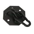 thumbnail image 1 of Kit De Fijación Para Hamaca, Tornillos De Expansión Con Gran Capacidad De Carga, Placa De Montaje En Techo, Ganchos De Anillo, Hexagonales Negros Para Mecedoras Para, 1 of 7