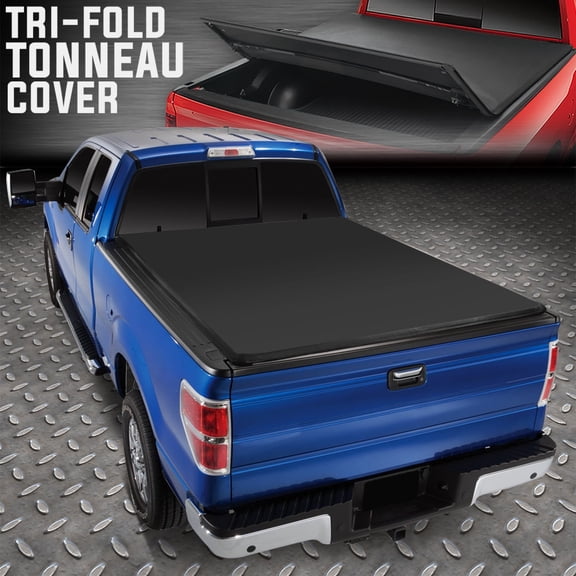 Nuvision for 04-14 Ford F150 Truck 6.5' Bed Tri-Fold Adjustable Soft Trunk Tonneau Cover