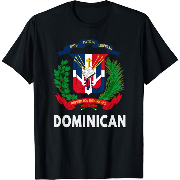 t-shirtCoat of Arms Republica Dominicana & Proud Dominican Outfit T-Shirt mens t shirt，black，women，funny，misfits，men，journey
