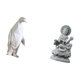 thumbnail image 5 of Escultura de pingüino Escultura de pingüino Decoración Estatua de animal Adorno de mesa Artesanía Resina Estatua de Guan Yin Textura de Ad, 5 of 8