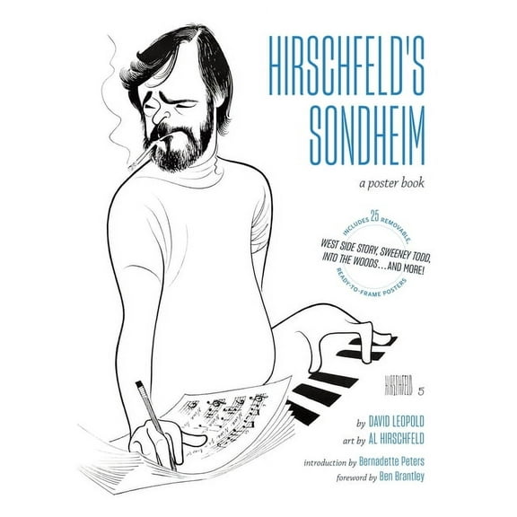 Hirschfeld's Sondheim: A Poster Book, (Paperback)