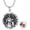 D01-St Francis(Locket), variant on St Michael Locket Necklace for Men Women 925 Sterling Silver Round Saint Archangel Michael Photos Medal Picture Medallion Protection Jewelry