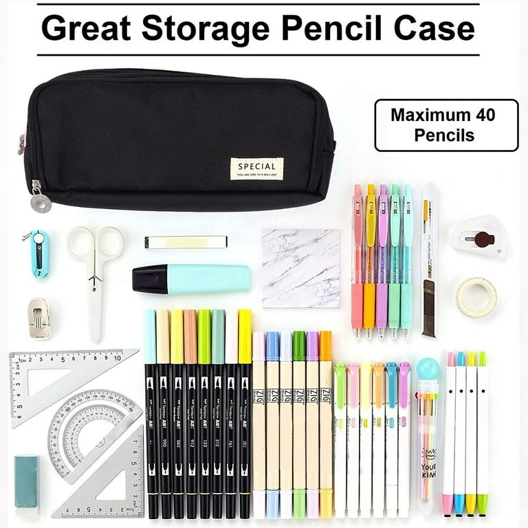 Large Capacity Pencil Cases For Girls And Boys Kawaii Pencil Boxes  Multicolor Optional Cute Back To School Supplies Stationery