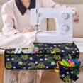 thumbnail image 4 of HELLHERO Sewing Machine Mat Waterproof with 4 Pockets for Most Sewing Machines, Green Plants, 4 of 5