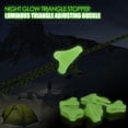 thumbnail image 3 of cámping Hebilla de cuerda de tienda triangular antideslizante para toldo luminoso para acampar al aire libre (10 uds) Hugtrwg  Para estrenar, 3 of 6
