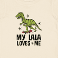 thumbnail image 4 of Inktastic My Lala Loves Me Dinosaur Boys Baby T-Shirt, 4 of 5