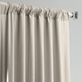 thumbnail image 3 of Hazelwood Beige Solid Cotton Blackout Curtain (1 Panel), Hazelwood Beige, 50W X 108L, 3 of 6