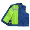 Mens Lawless Reversible Denim Safety Vest - Green - 3X-Large LRDV