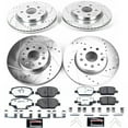 thumbnail image 3 of PowerStop Front and Rear Z26 Street Warrior Carbon-Fiber Ceramic Brake Pad and Drilled and Slotted Rotor Kit Fits: CHEVROLET Select Models K7296-26, 3 of 9