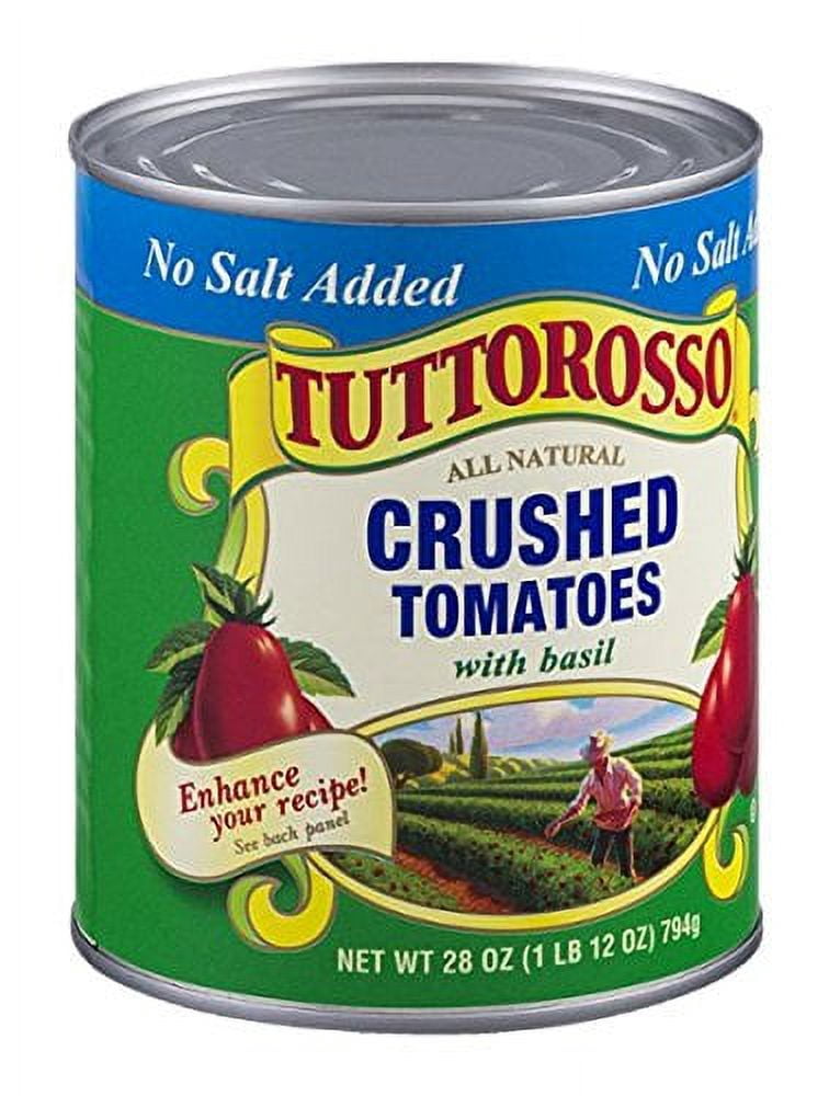 Tuttorosso Crushed Tomatoes With Basil No Salt Added