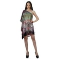 thumbnail image 5 of Moomaya One Shoulder Maxi Dresses Women Printed Plus Size Kaftan Beach Dress, 5 of 6