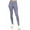 Heather Blue, variant on Women's Casual Stretch Workout Elastic Waist Band Solid Leggings Pants
