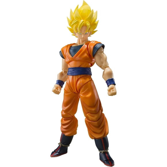 TAMASHII NATIONS - Dragon Ball Z - Super Saiyan Full Power Son Goku, Bandai Spirits S.H.Figuarts Action Figure