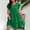 Dresses for Women-Green, variant on Spring Dresses for Women Plus Size Round Neck Ruffled Sleeve Fitted Elegant Dress Blue XXL