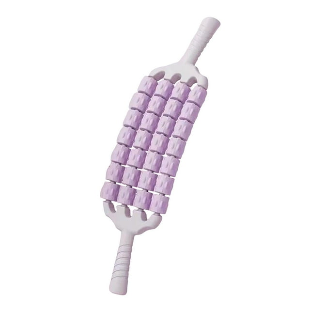 TISHITA Massage Roller Flexible Compact Handheld Massage Tool for Abdomen Belly Neck Purple