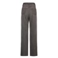 thumbnail image 2 of Mialoley Solid Color Hollow Out Love Straight-leg Jeans with Pocket Belt Loop, 2 of 9