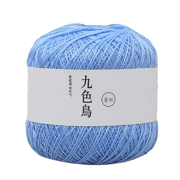 AUQ Crochet Thread Yarns,Cotton Yarn Threads Balls,Size 8 Classic Crochet Thread,Multi-Colors Crochet Thread Long Staple Cotton Mercerized Cotton,Crochet Thread Yarn 60g